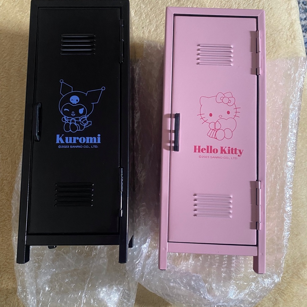 Hello Kitty and Kuromi Mini Lockers